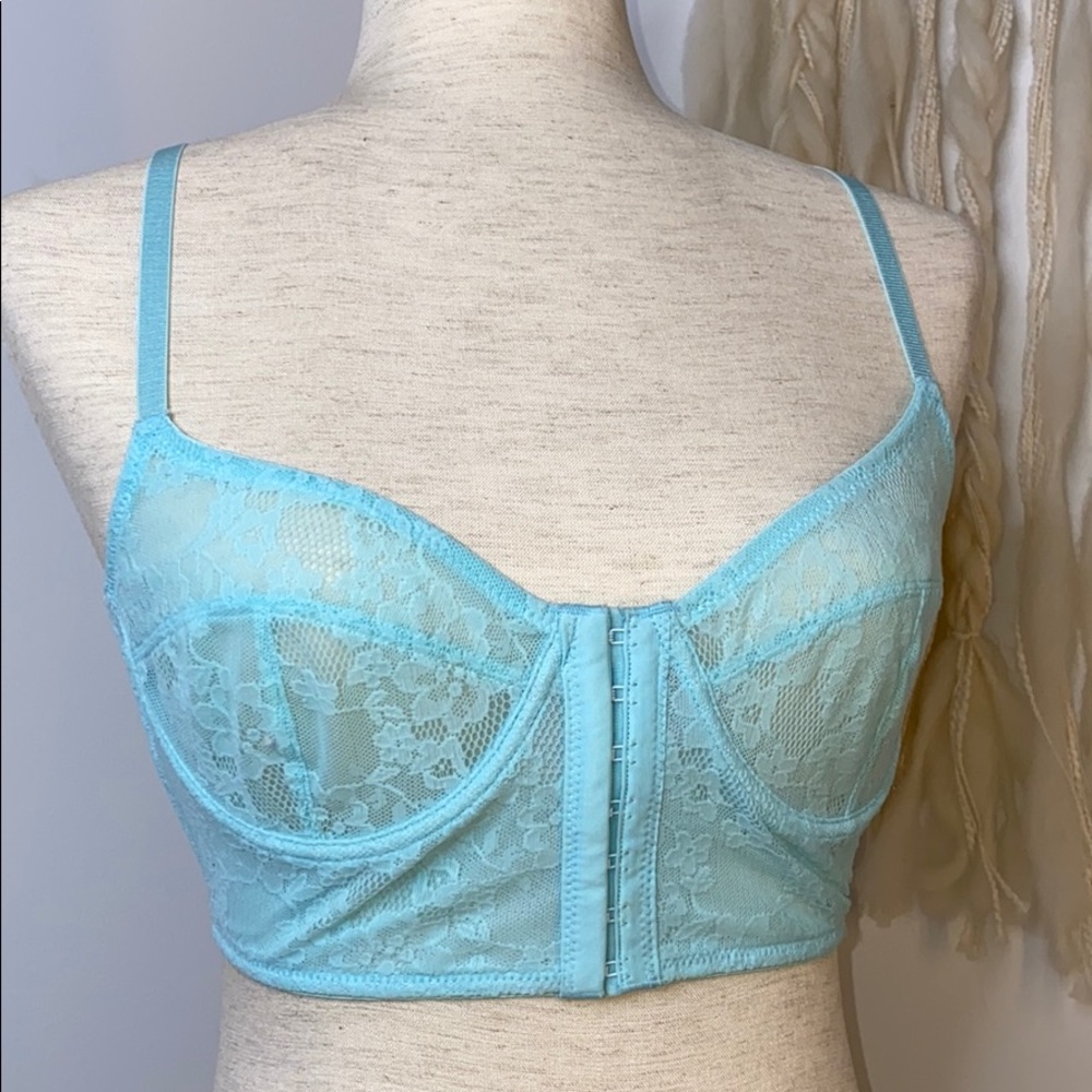 Aqua Lace Bra